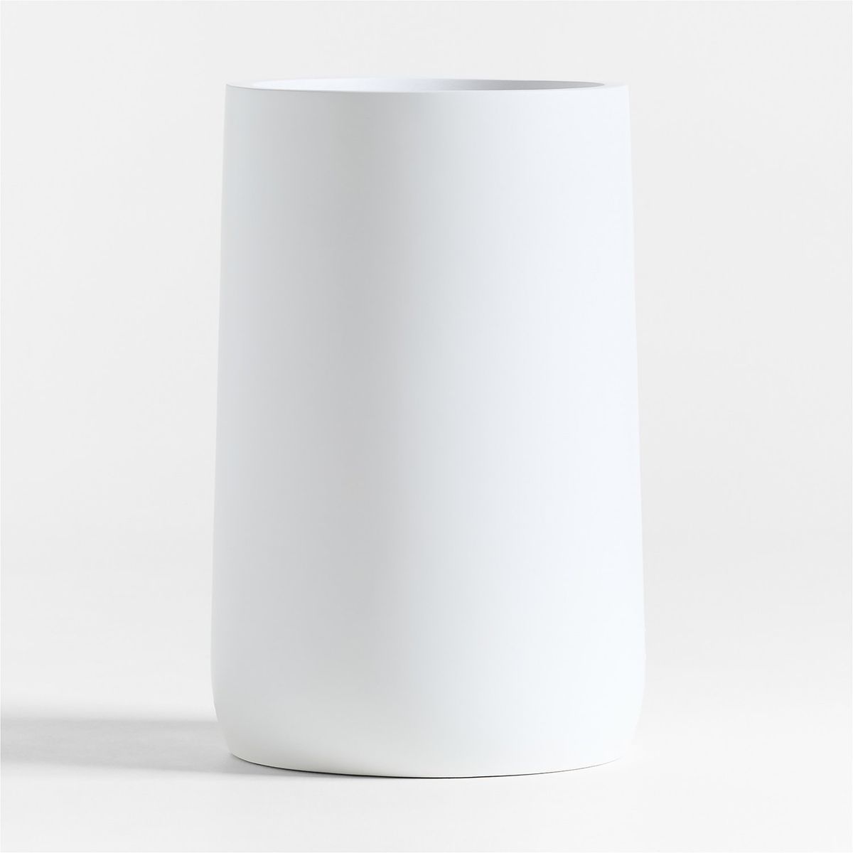 CRATE & BARREL - Maceta Alta Saabira Blanca 60cm Crate & Barrel