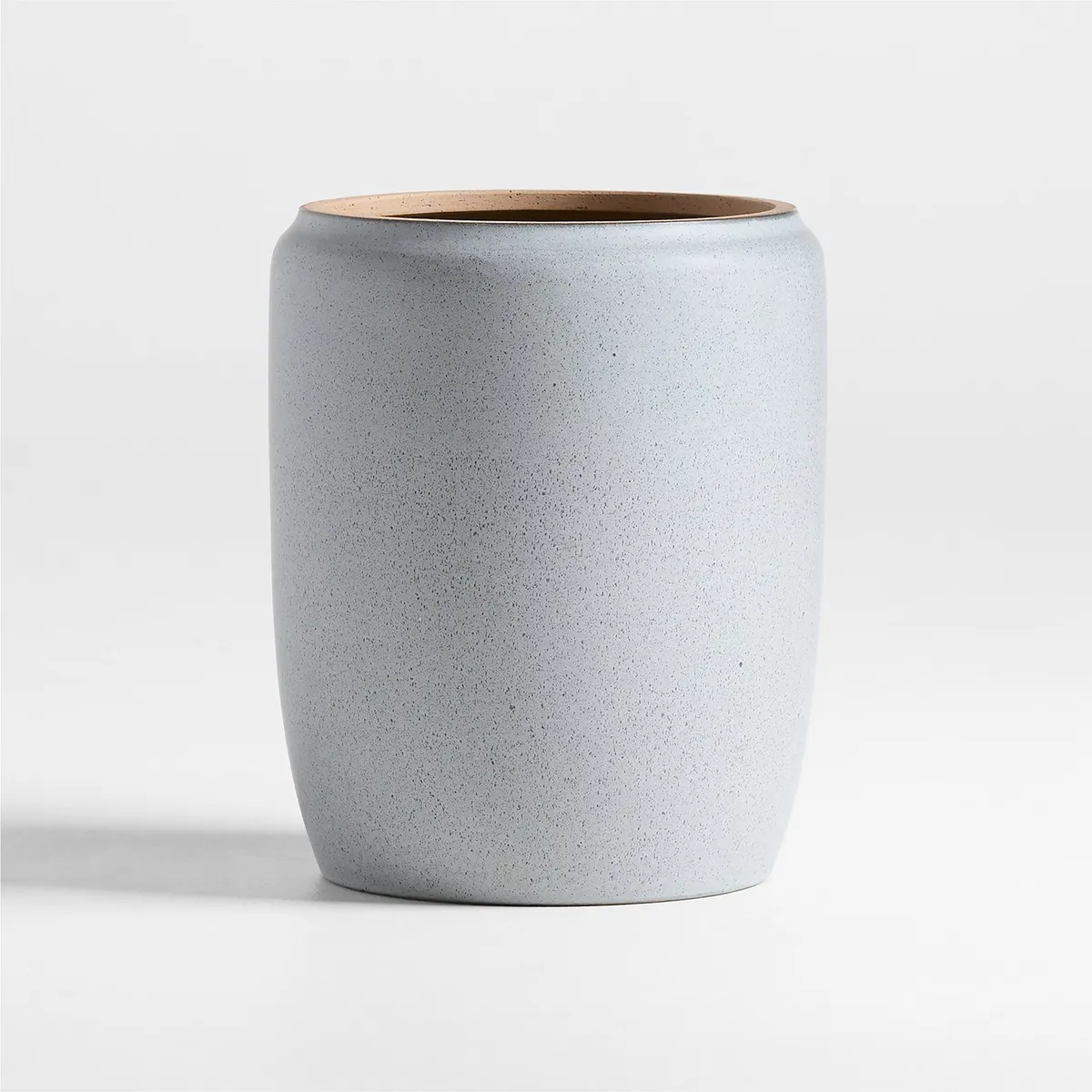 CRATE & BARREL - Maceta Belize Azul 40X30 Cm Int/Ext Crate & Barrel