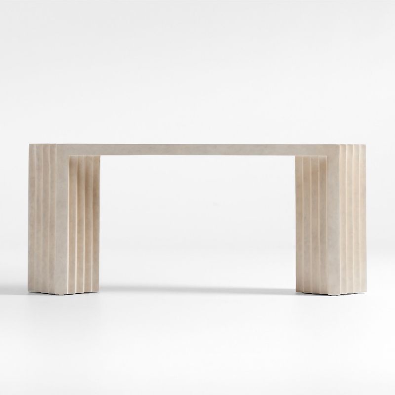 CRATE & BARREL - Arrimo Consola 76X36X172 Cm Crate & Barrel