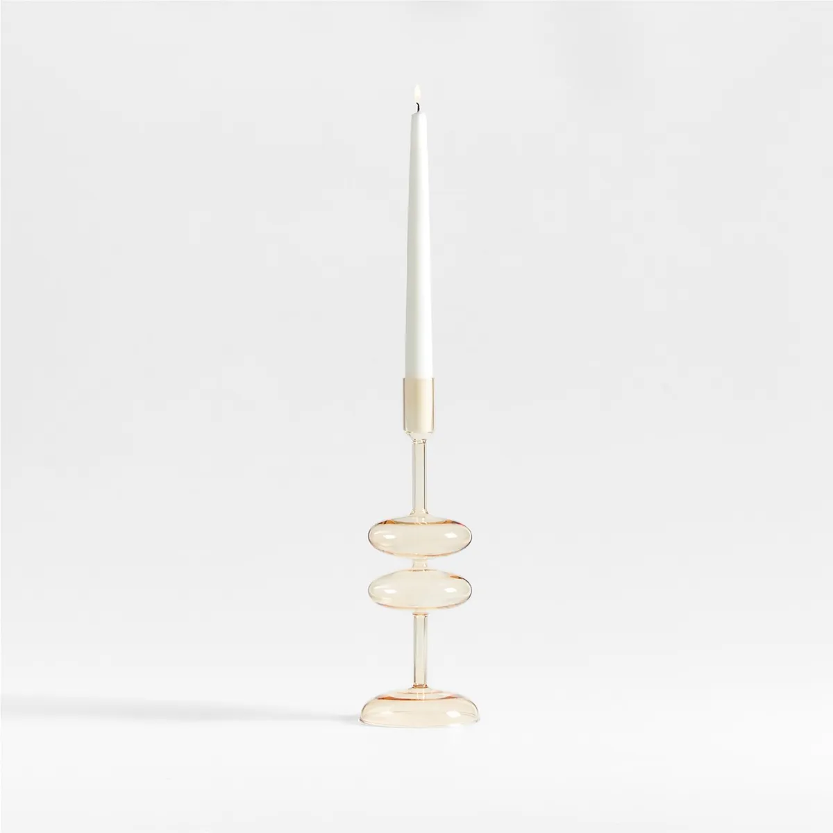 CRATE & BARREL - Candelabro Venezia Champagne Crate & Barrel