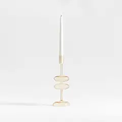 CRATE & BARREL - Candelabro Venezia Champagne