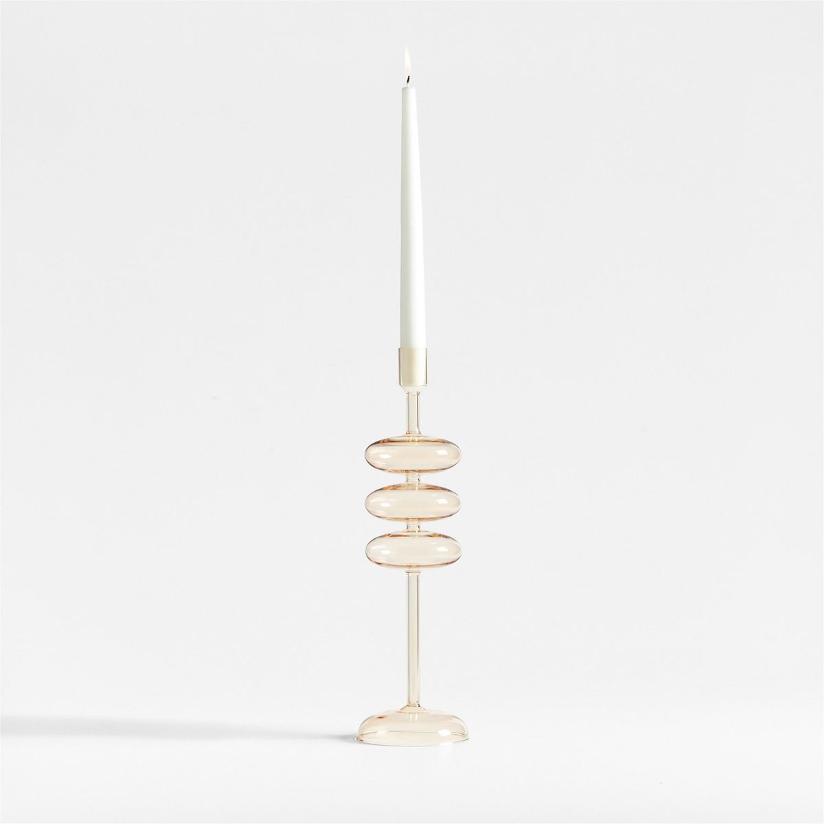 CRATE & BARREL - Candelabro Venezia Champagne Crate & Barrel