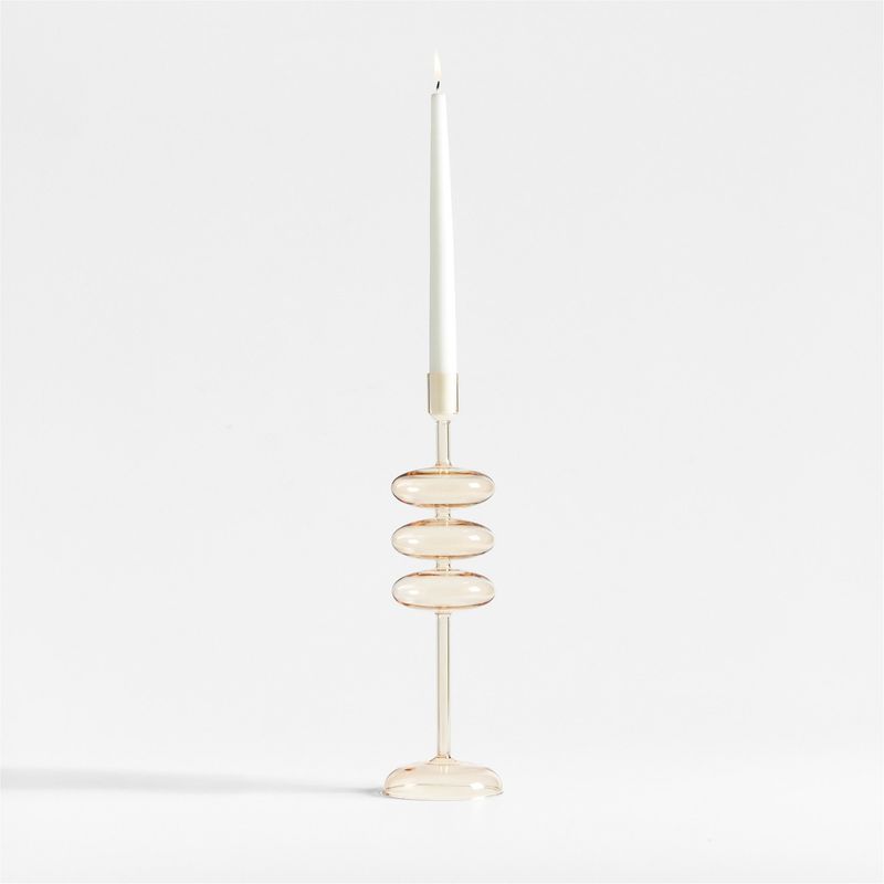 CRATE & BARREL - Candelabro Venezia Champagne Crate & Barrel