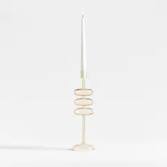 CRATE & BARREL - Candelabro Venezia Champagne