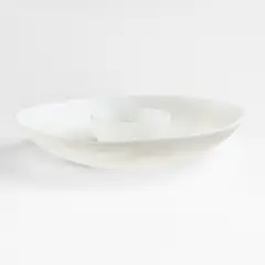 CRATE & BARREL - Cuenco Naya Blanco Resina