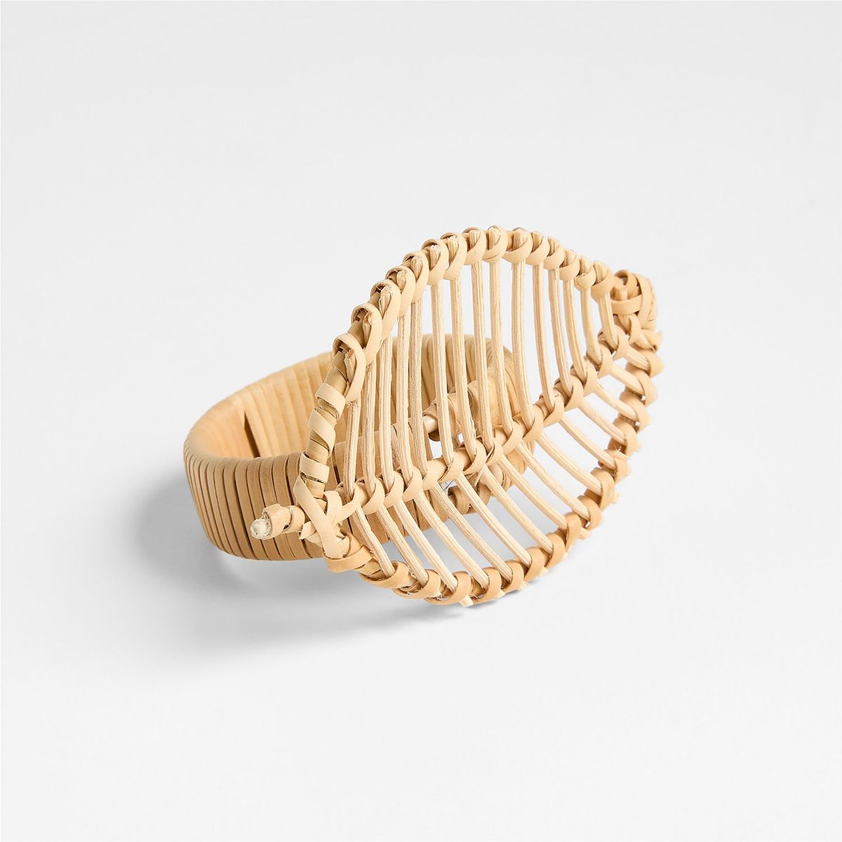 CRATE & BARREL - Servilletero De Mimbre Crate & Barrel