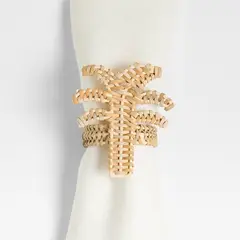 CRATE & BARREL - Servilletero De Mimbre Palmera