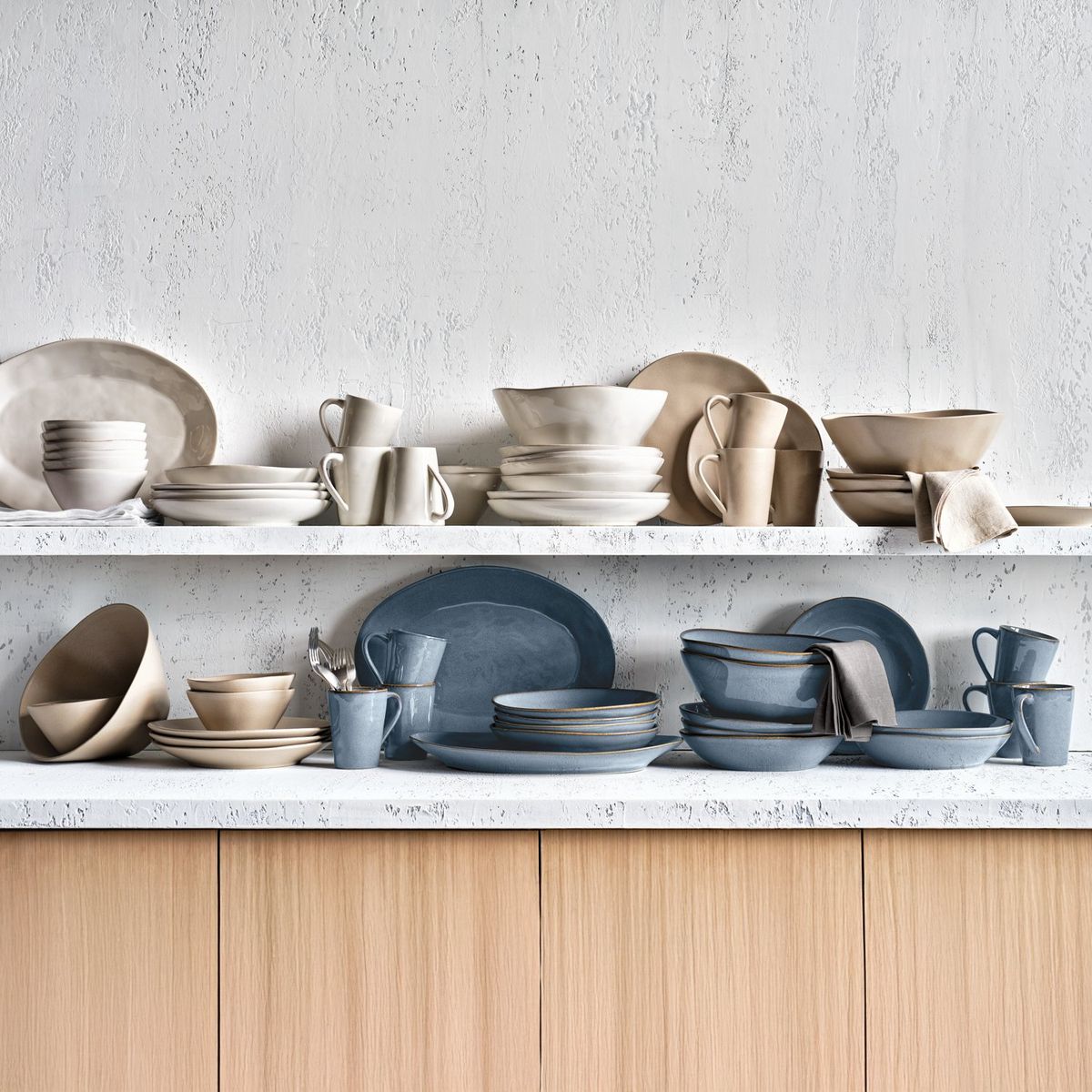 CRATE & BARREL - Plato de Ensalada Marin Crate & Barrel