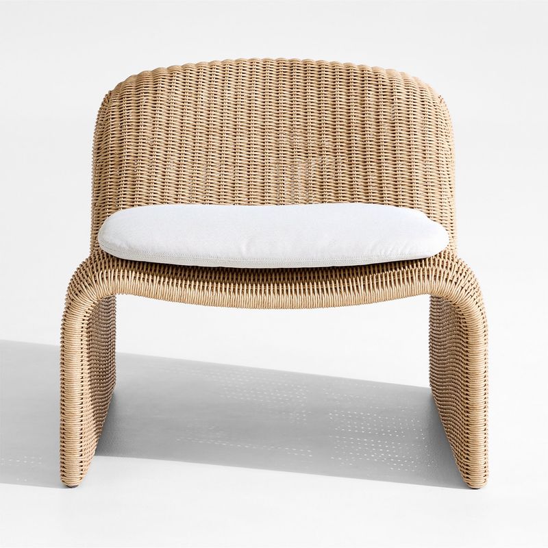 CRATE & BARREL - Sillón Ipanema Mimbre Crate & Barrel