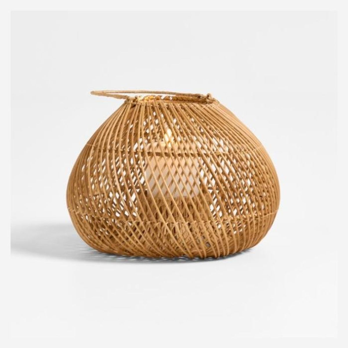 CRATE & BARREL - Farol Rota Tejido Natural S Crate & Barrel