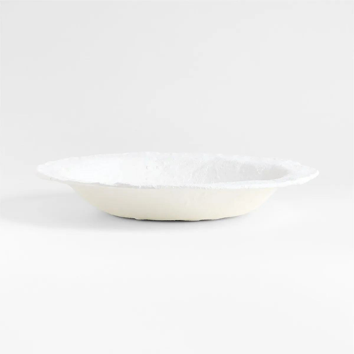 CRATE & BARREL - Centro Mesa Sonara Blanca Crate & Barrel