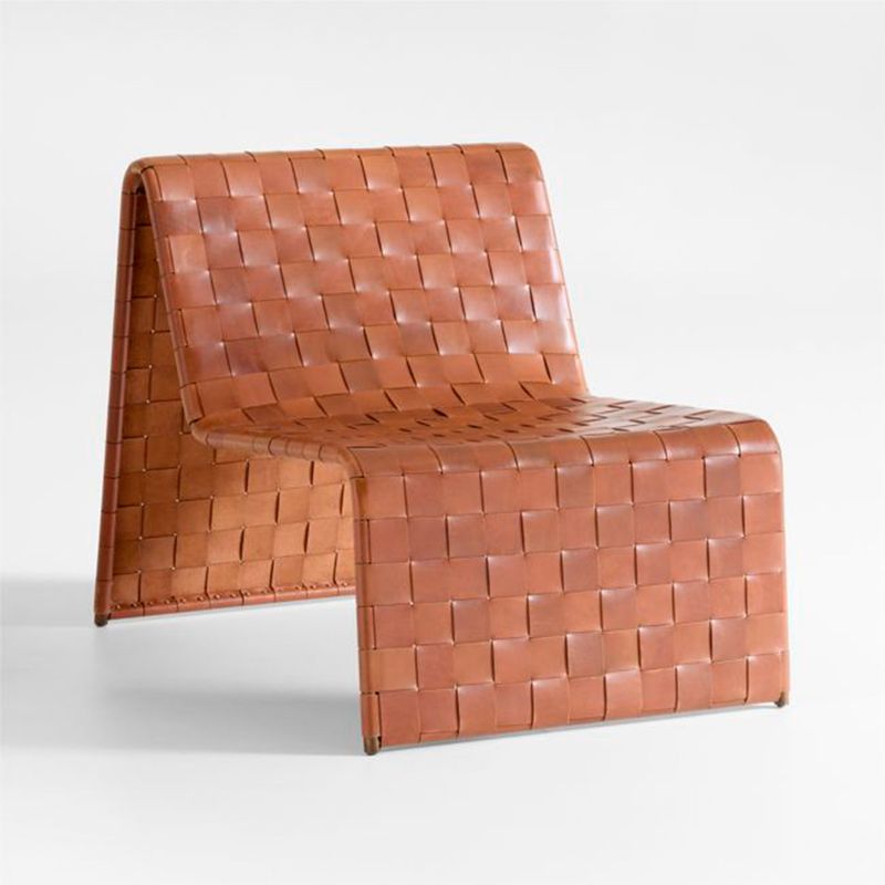 CRATE & BARREL - Sitial Saddle Cuero Crate and Barrel