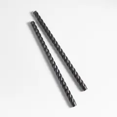 CRATE & BARREL - Set 2 Velas Taper Twist 46 Cm