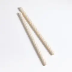 CRATE & BARREL - Set 2 Velas Taper Twist 46 Cm