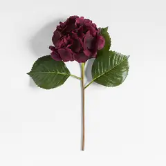 CRATE & BARREL - Rama Hortensia Burdeos Artificial 50 cm