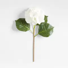 CRATE & BARREL - Rama Hortensia Blanca Artificial