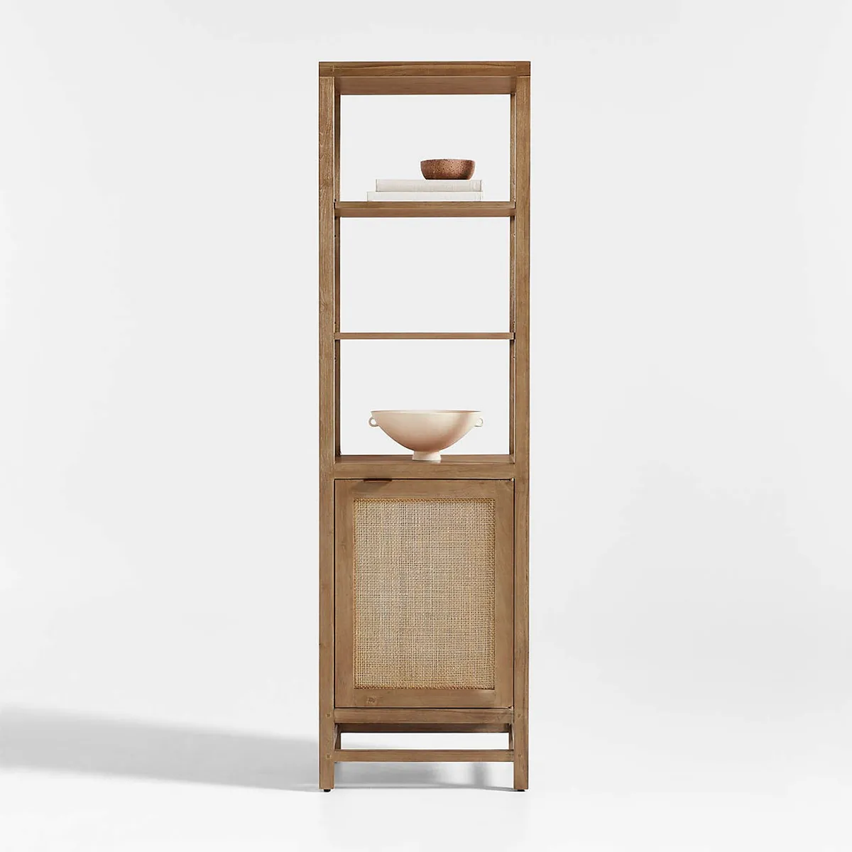 CRATE & BARREL - Estante Blake Marrón Crate & Barrel