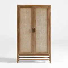 CRATE & BARREL - Vitrina Blake Marrón