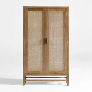 CRATE & BARREL - Vitrina Blake Marrón