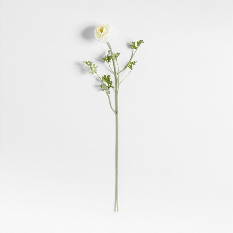 CRATE & BARREL - Tallo De Ranúnculo Blanco 90Cm Crate & Barrel
