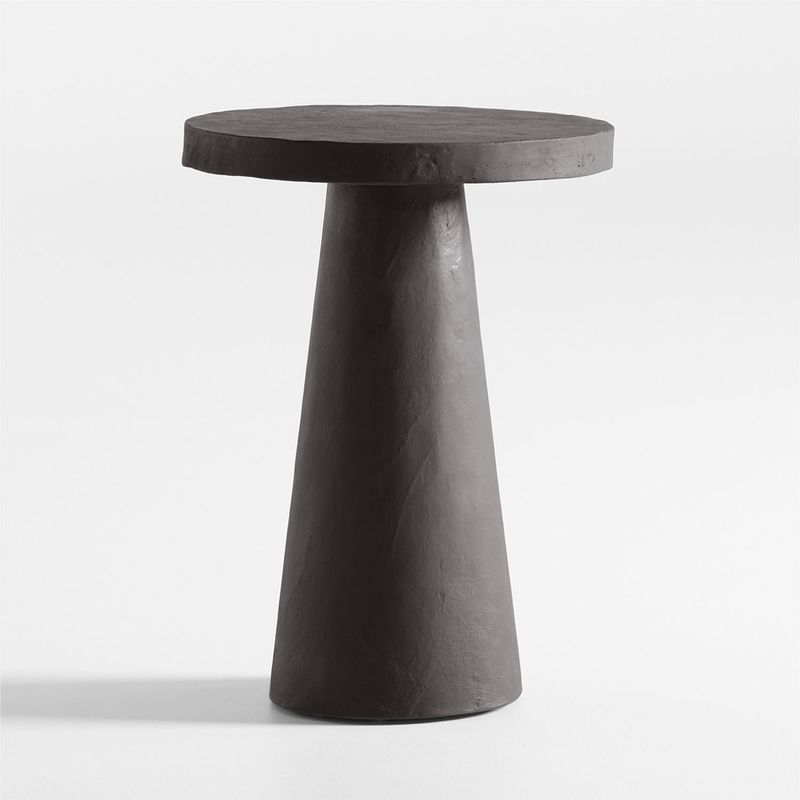 CRATE & BARREL - Mesa Lateral Willy Negro Lf Crate & Barrel
