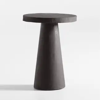 CRATE & BARREL - Mesa Lateral Willy Negro Lf
