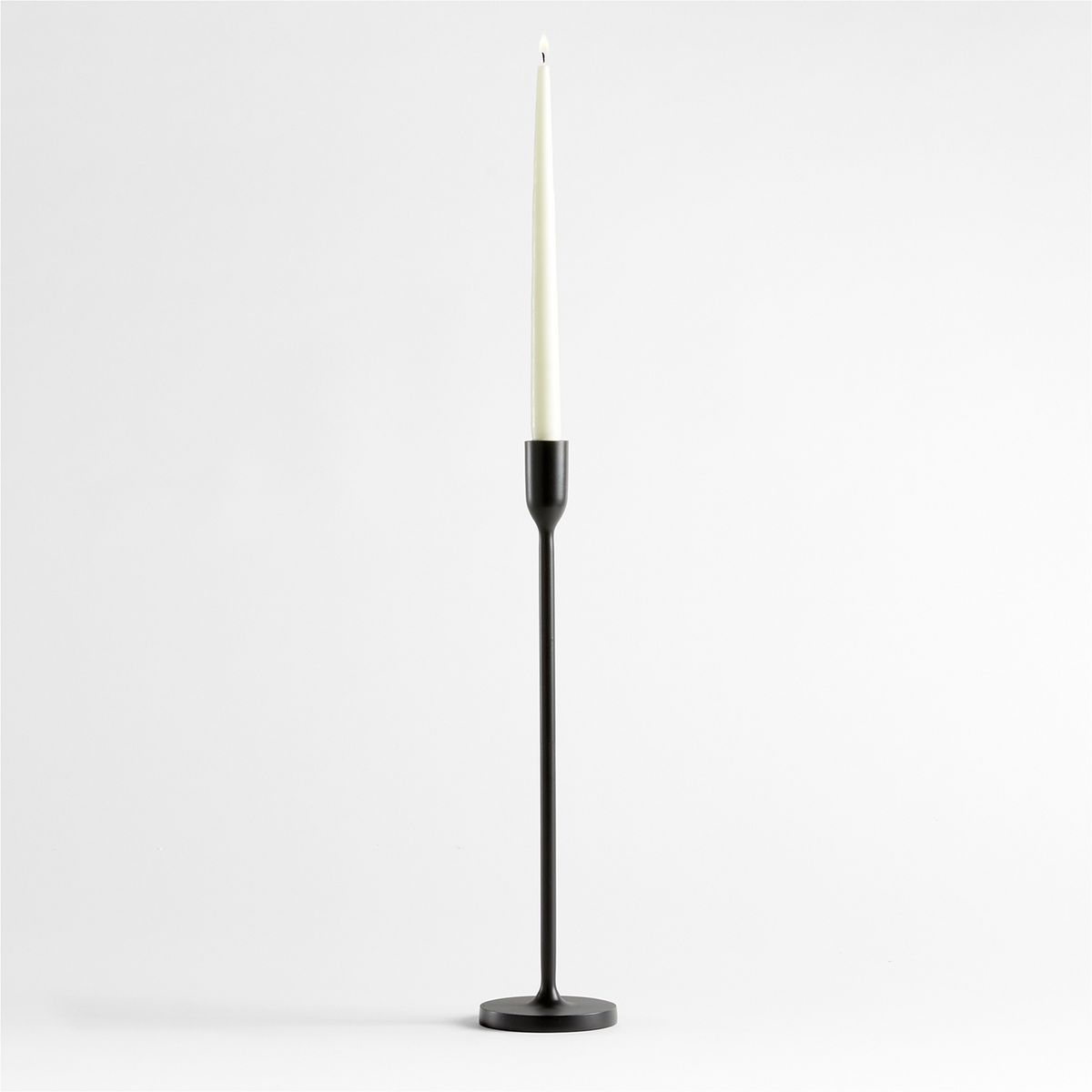 CRATE & BARREL - Candelabro Megs Negro 46Cm Leanne Crate & Barrel