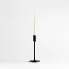 CRATE & BARREL - Candelabro Megs Negro 28 Cm Leanne