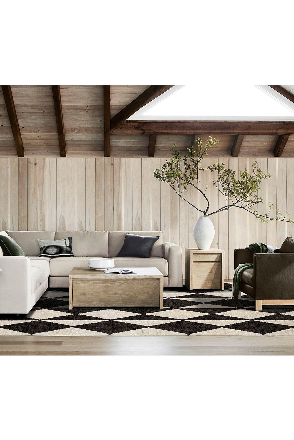 CRATE & BARREL - Mesa Centro Vander Natural Crate & Barrel