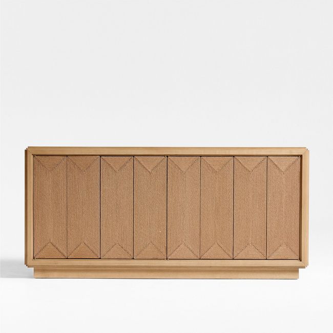 CRATE & BARREL - Aparador Roseau Natural Crate & Barrel