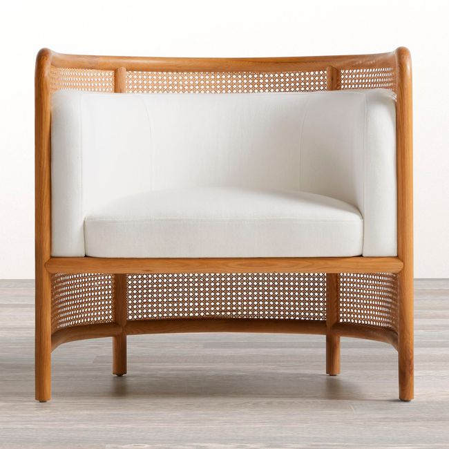 CRATE & BARREL - Silla Fields Blanca Crate & Barrel