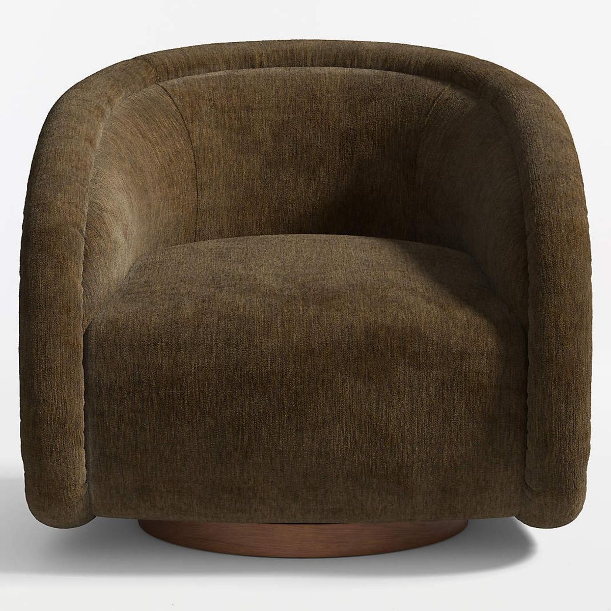 CRATE & BARREL - Silla Giratoria Medoc Verde Crate & Barrel