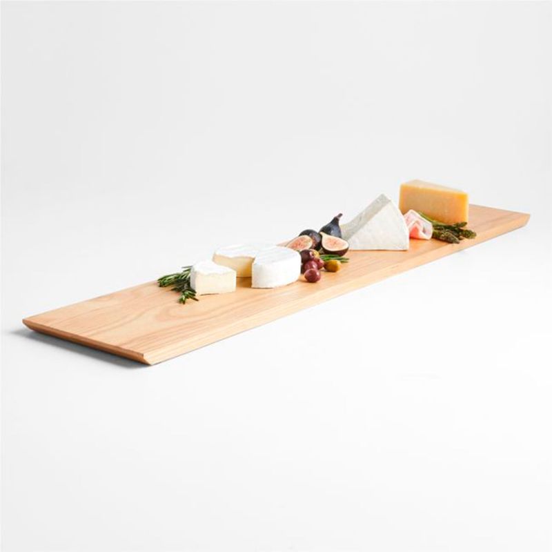 CRATE & BARREL - Tabla Queso Carson Acacia 91X18 Cm Crate & Barrel
