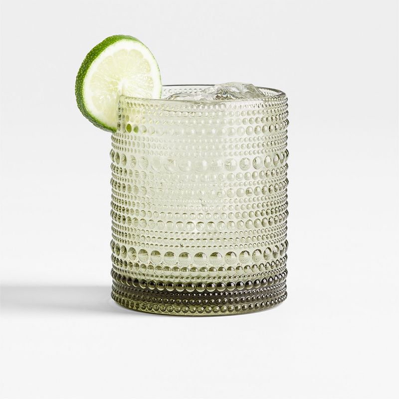 CRATE & BARREL - Vaso Bajo Alma Gris Crate & Barrel