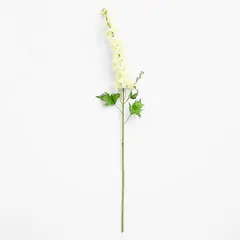 CRATE & BARREL - Rama Artificial Delphinium Blanco 109Cm