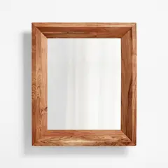 CRATE & BARREL - Espejo Pared Acacia Salomon