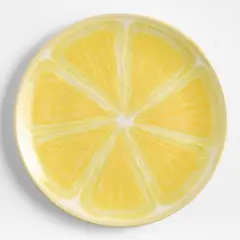 CRATE & BARREL - Plato Citrus Limone 21cm