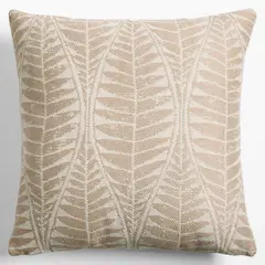 CRATE & BARREL - Cojín Decorativo Mirrored Palm Jacquard 51X51Cm
