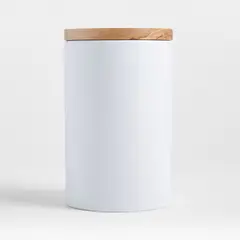 CRATE & BARREL - Contenedor Olivewood