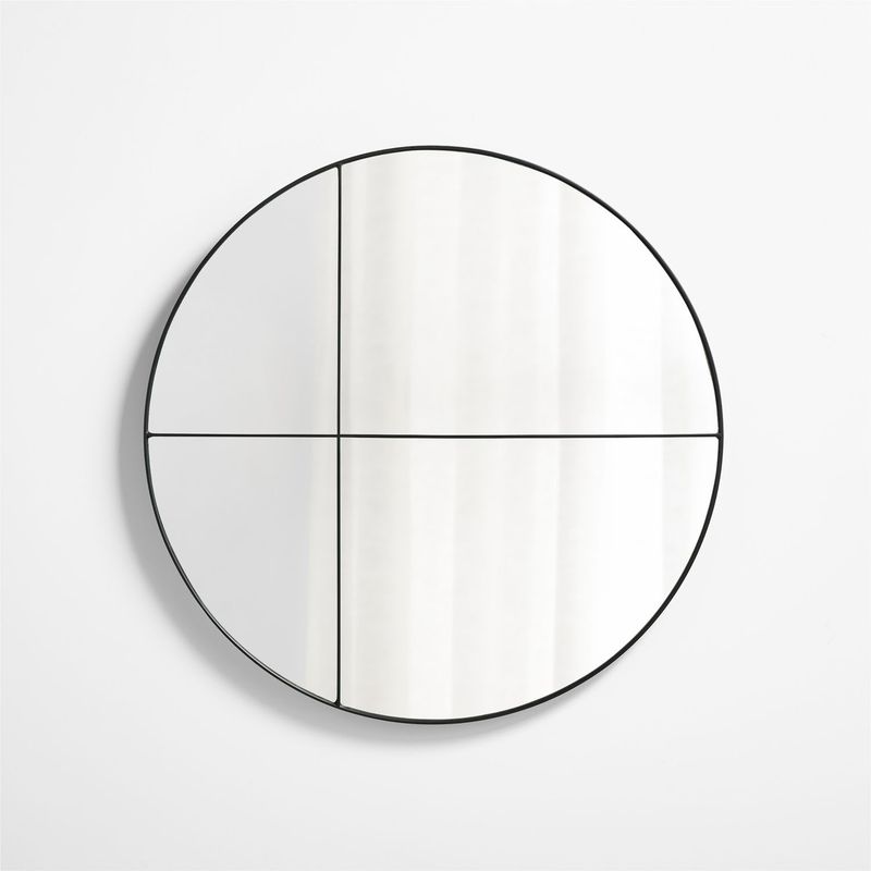 CRATE & BARREL - Espejo De Pared Redondo Endez Crate & Barrel