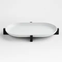 CRATE & BARREL - Fuente Ovalada Horno Salvamanteles