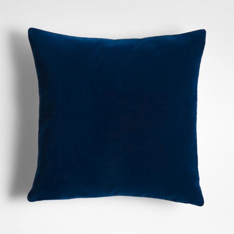 CRATE & BARREL - Funda de Cojín Veress Azul Crate & Barrel