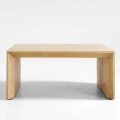 CRATE & BARREL - Mesa Centro Baja Natural