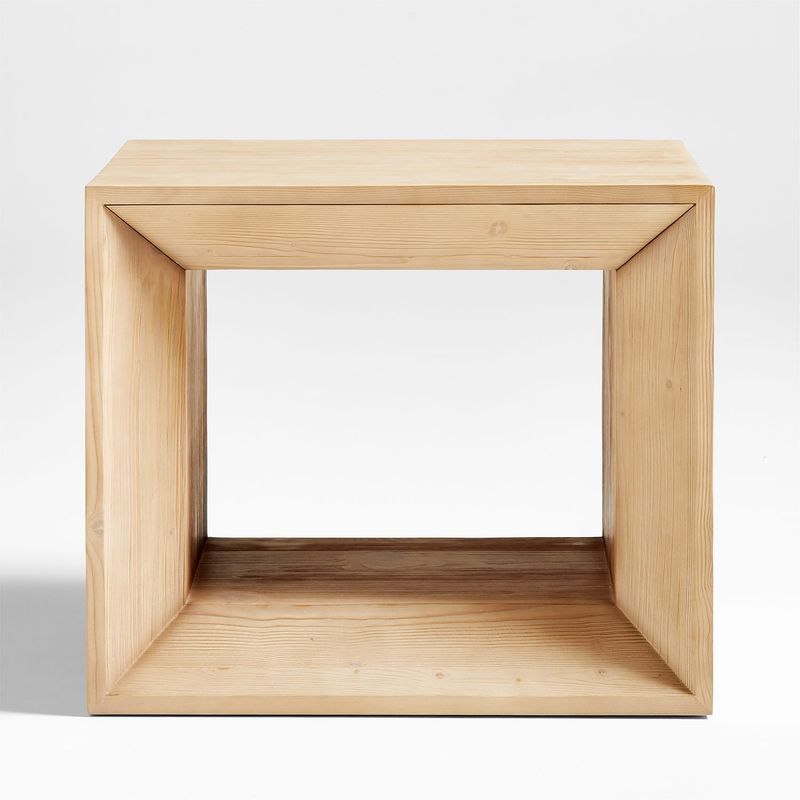CRATE & BARREL - Mesa Lateral Vernon Natural Crate & Barrel
