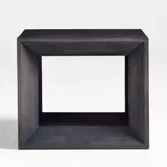 CRATE & BARREL - Mesa Lateral Vernon Negro