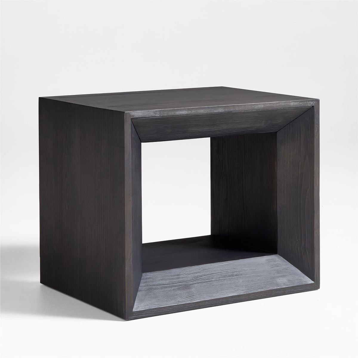 CRATE & BARREL - Mesa Lateral Vernon Negro Crate & Barrel