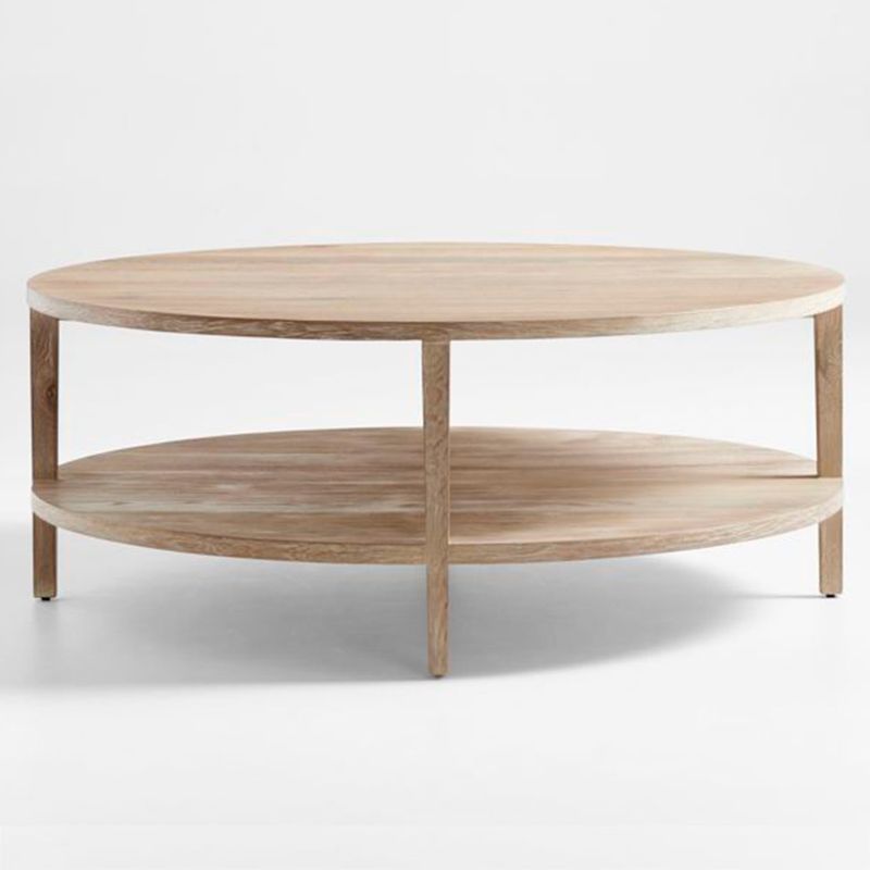 CRATE & BARREL - Mesa de Centro Clairemont Natural Crate & Barrel