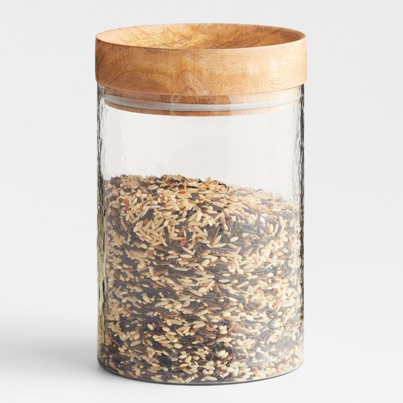 CRATE & BARREL - Frasco de Vidrio Cooper Grande Crate & Barrel
