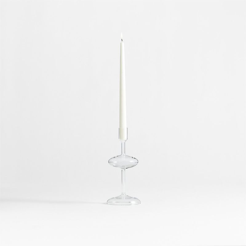 CRATE & BARREL - Candelabro Venezia Transparente V Crate & Barrel