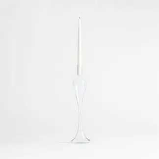 CRATE & BARREL - Portavelas Vidrio Milano Mediano